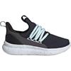 Adidas LITE RACER ADAPT 7.0 Abrasion Resistant Low Top Kids Lifestyle Shoes Black Kids' Sneakers JP5204