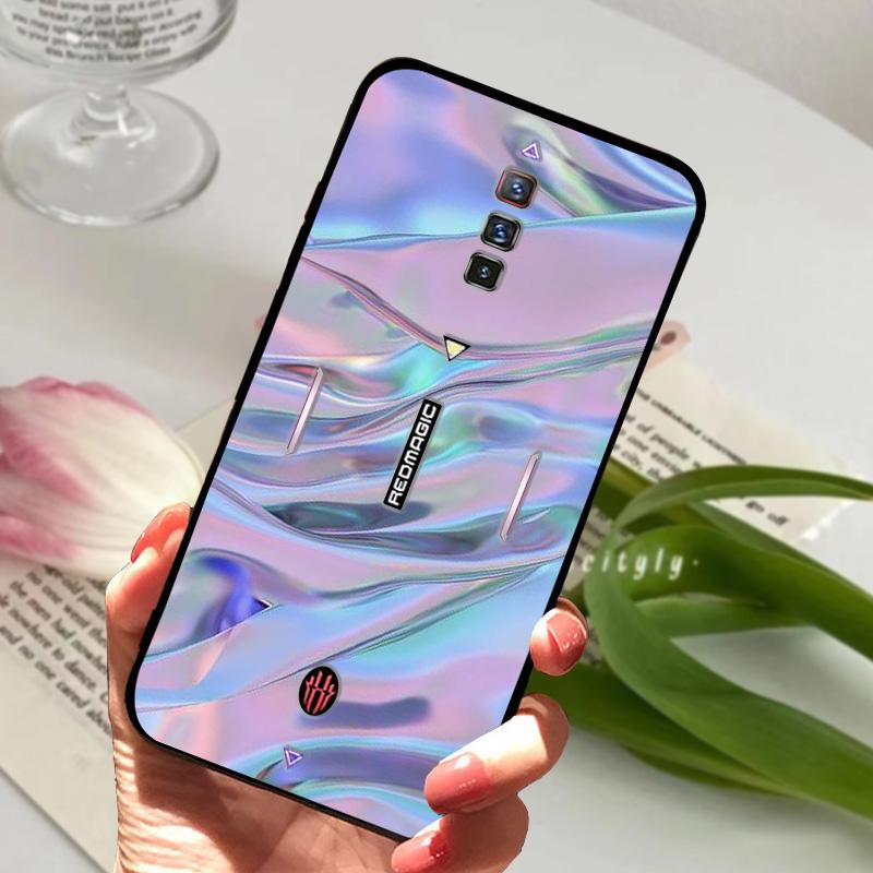 Чехол для ZTE Nubia Red Magic 6 Ударопрочный Мягкий ТПУ Силиконовый Чехол для Телефона Для ZTE Nubia Red Magic 6S Pro Capa Мультяшный RedMagic 6