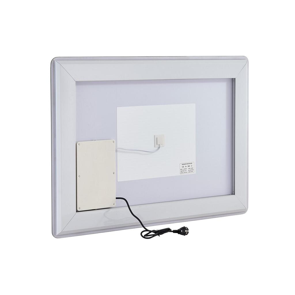 LED Bathroom Mirror 3 Color Anti-fog Wall Mounted Vanity Mirror 70 x 100cm