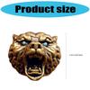 Brass Lion Head Keychain For Everyday Carry Durable Key Ring With Paracord Pendant Unisex Fashion Accessory For Outdoor Adventures