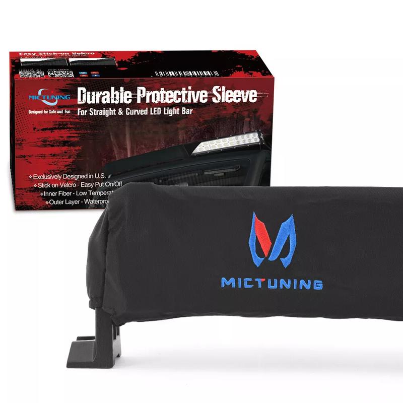 MICTUNING 22'' 32" 42'' 52'' Дюймов Премиальная Защитная Чехол-Рукав для Прямых Изогнутых Светодиодных Световых Панелей
