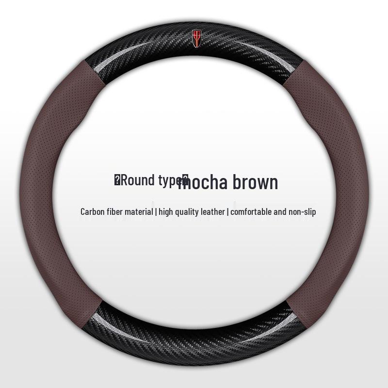 Adapts Hongqi Steering Wheel Cover for H5/H7/E-H9/HS7/HS5/HS3/EQM5 - Ultra-thin, All-Season, Universal Fit