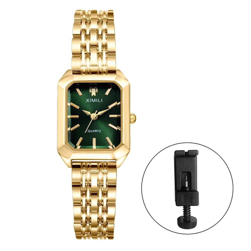 JewelryWe Women's Simple Cute Silver Watch Analog Waterproof Quartz Fashion Business Leisure Accessory Gift for Her