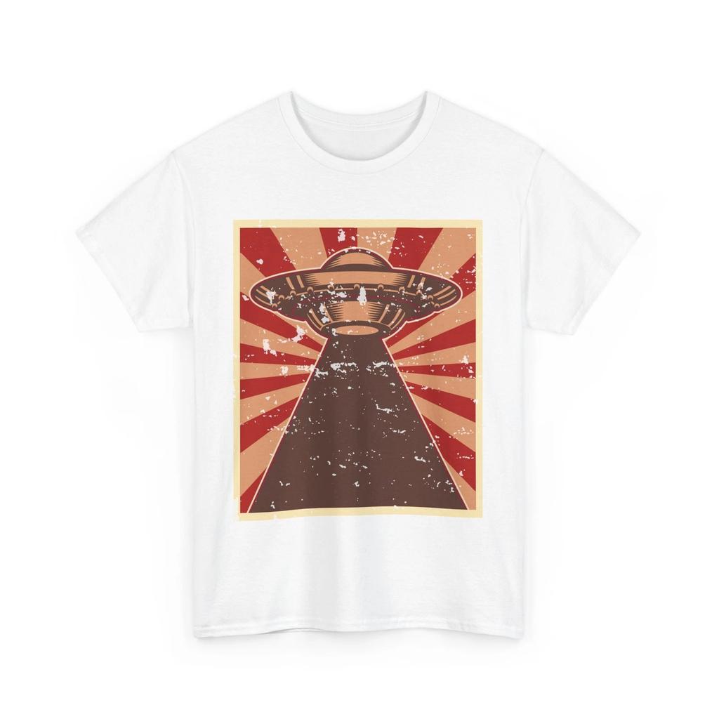 Space Inspired Alien T-shirt Tops Tees Unisex | UFO Graphic Tee | Cool UFO Design