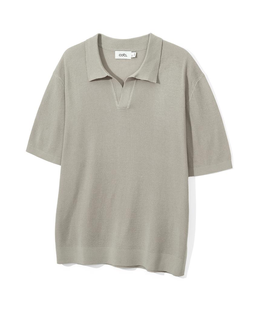 COSTUME O’CLOCK [2Pack] Cool Linen-Like Short Sleeve Knit Set