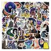 50pcs Cartoon Coraline Stickers Graffiti Decal Phone Suitcase Decoration Cup