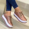 Women Sneakers Platform Shoes PU Leather Patchwork Casual Sport Shoes Ladies Outdoor Running Walking Shoes Zapatillas Mujer
