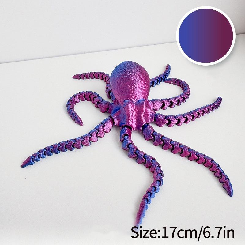 3D Printed Octopus Arm Joints Can Be Used To Make Handcrafted Night-Light Ornaments, Toys, Handicrafts And Table Decorations.