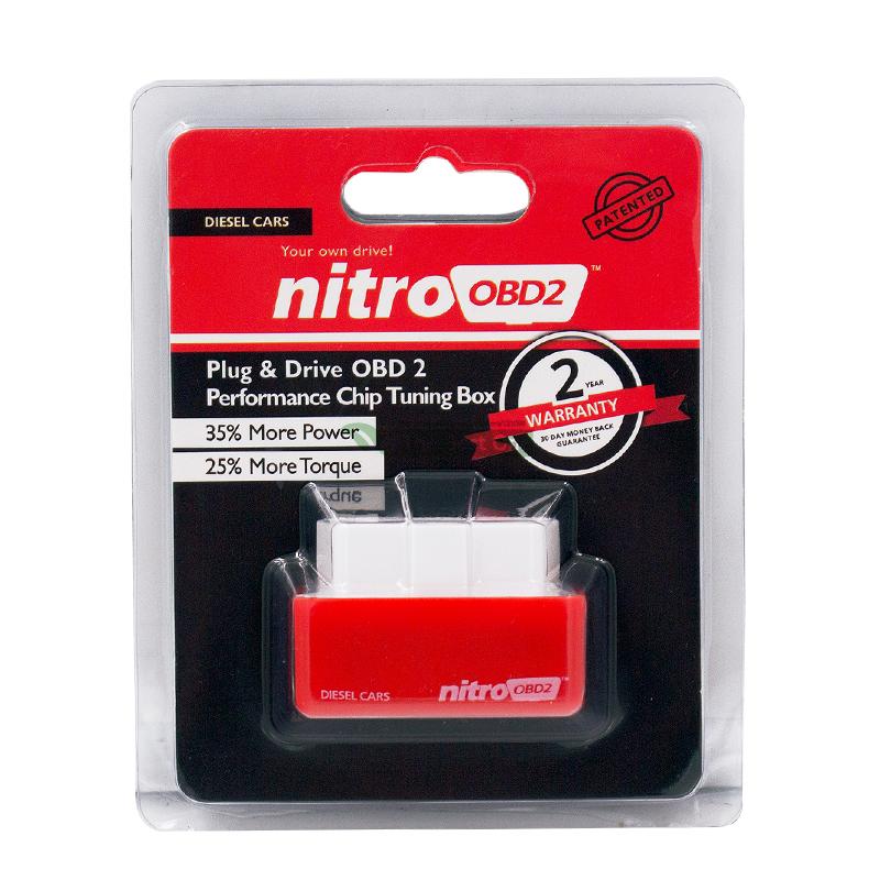 Increase Hidden Power Nitro OBD2 Benzine Chip Tuning Box Plug And Drive Full Chips NitroOBD2 Diesel Car Performance More Torque