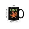 Кружка в стиле курицы Керамическая чашка для горячего кофе F-Caw-F Кружка с рисунком курицы Керамическая кружка для кофе в деревенском стиле Животная чашка для чая