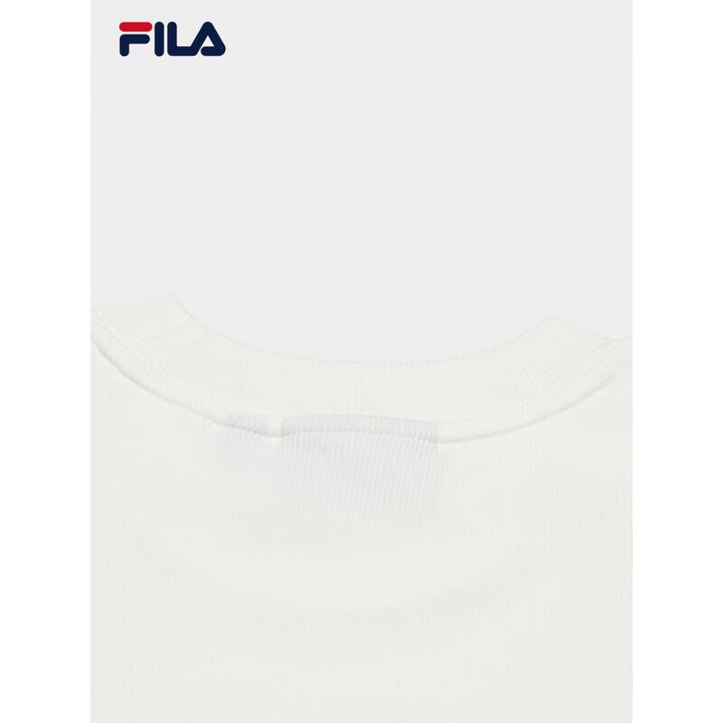Fila Женская приталенная вязаная футболка с коротким рукавом