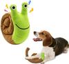 Dog Plush Squeak Toy Pet Sniffing Snails Toys Chewing Bite Resistant Tibetan Food Molar Cat Puzzle Interactive Feeder Accessorie