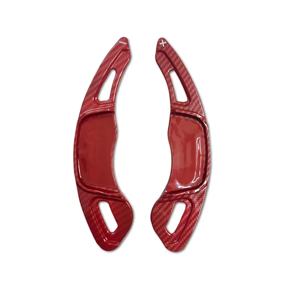 2 шт. Накладки-лепестки переключения передач на руль из углеродного волокна для VW Golf 7 Rline 7.5 GTI Tiguan Sagitar POLO MK7 GTD GTE