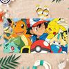 1 шт. Пляжное полотенце Pokemon, Быстросохнущее, Супервпитывающее, Многоцелевое использование для йоги, бассейна, спортзала, дома, путешествий, Отличный подарок
