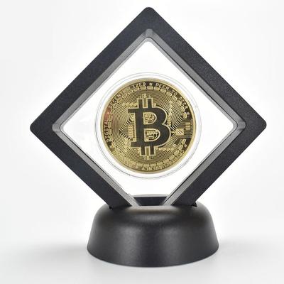 Модный подарок Биткойн Бит Монета Litecoin Ripple Ethereum Doge Cardano IOTA FIL Криптовалюта Металлическая монета с демонстрационной подставкой