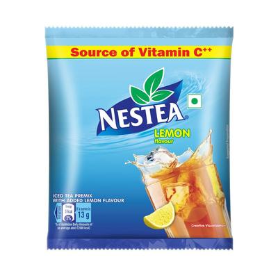 Nestea Растворимый порошок для холодного чая со вкусом лимона | 400 г Освежающий холодный напиток | Низкое содержание кофеина, источник витамина С