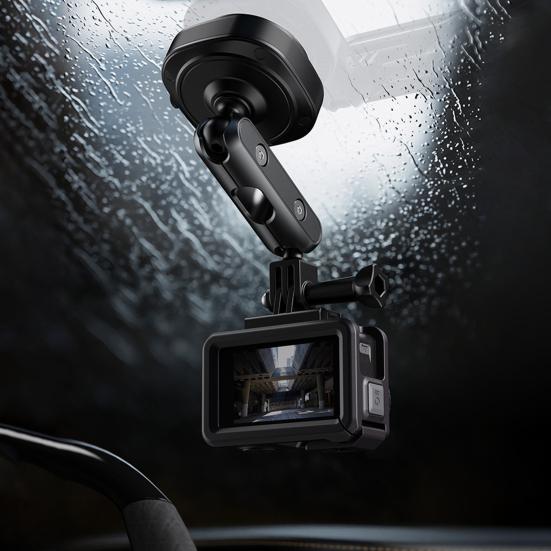 Action Camera Suction Cup Mount for GoPro for Insta360 for DJI 360 Degrees Adjustable Car Windshield Mount Folding Sports Camera Holder