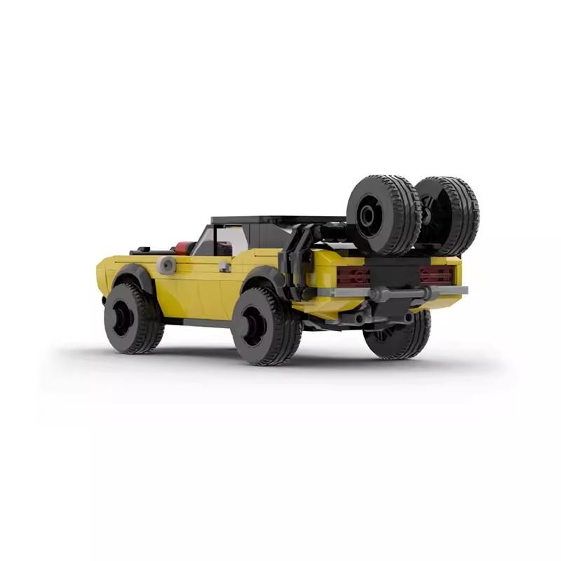 Bricklink MOC Mad Max Camaroed Гоночный Мускул-кар Транспортные средства Скоростные Транспортные средства Наборы Гонщиков Строительные Блоки Детские Игрушки Рождественский Подарок