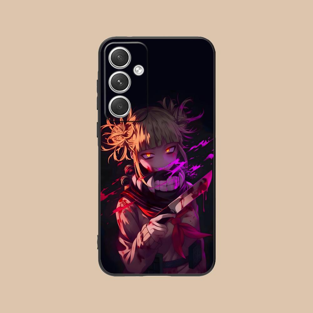 MHA Himiko Toga Mobile Phone Case for Samsung Galaxy S26 S25 S24 S23 S22 S21 S20 Note20 Plus FE Ultra Colorful Cover Pretty