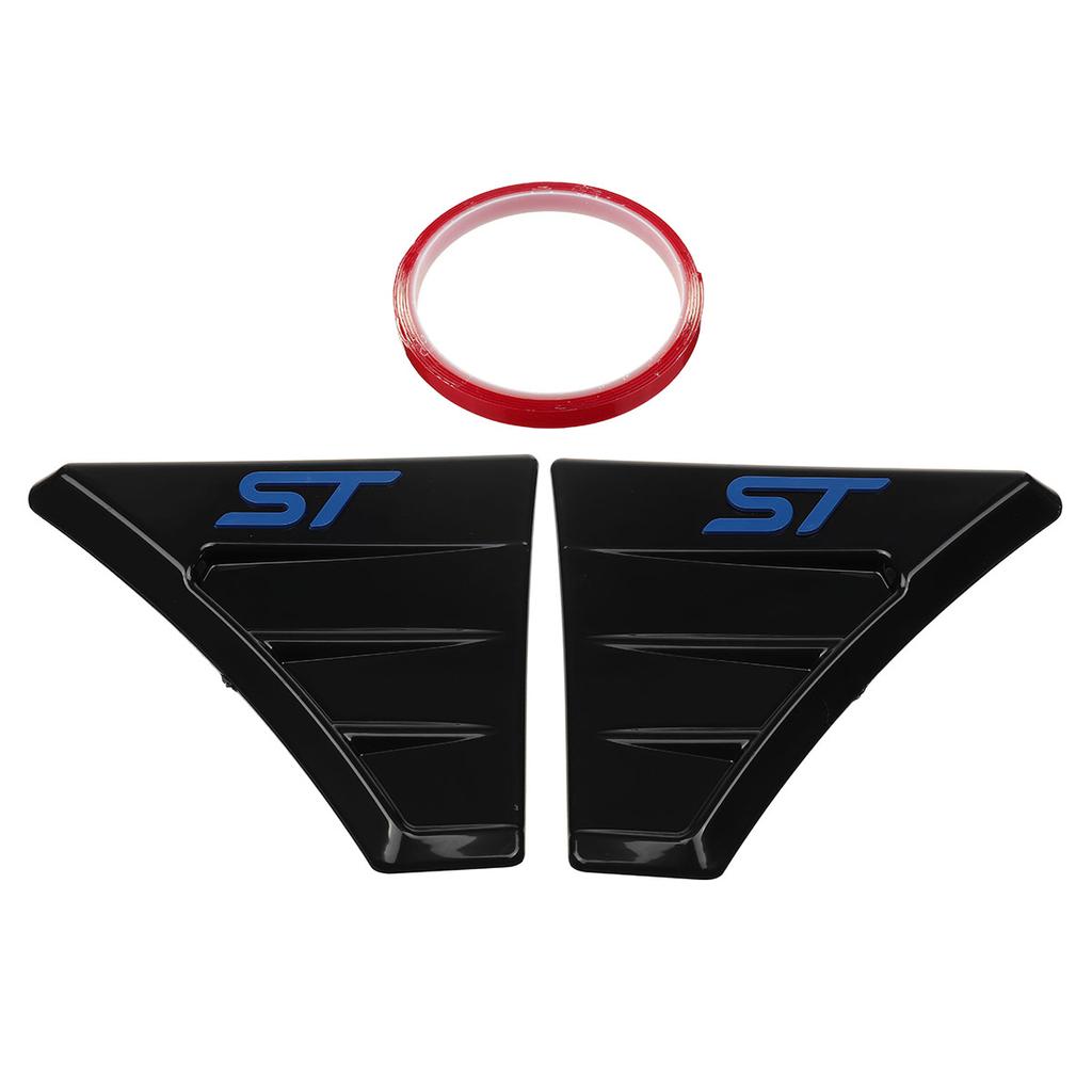 ST Style Car Side Fender Door Air Fender Grille Air Fender Outlet Side Vent Fender Decor Sticker For Ford Focus MK3 ABS
