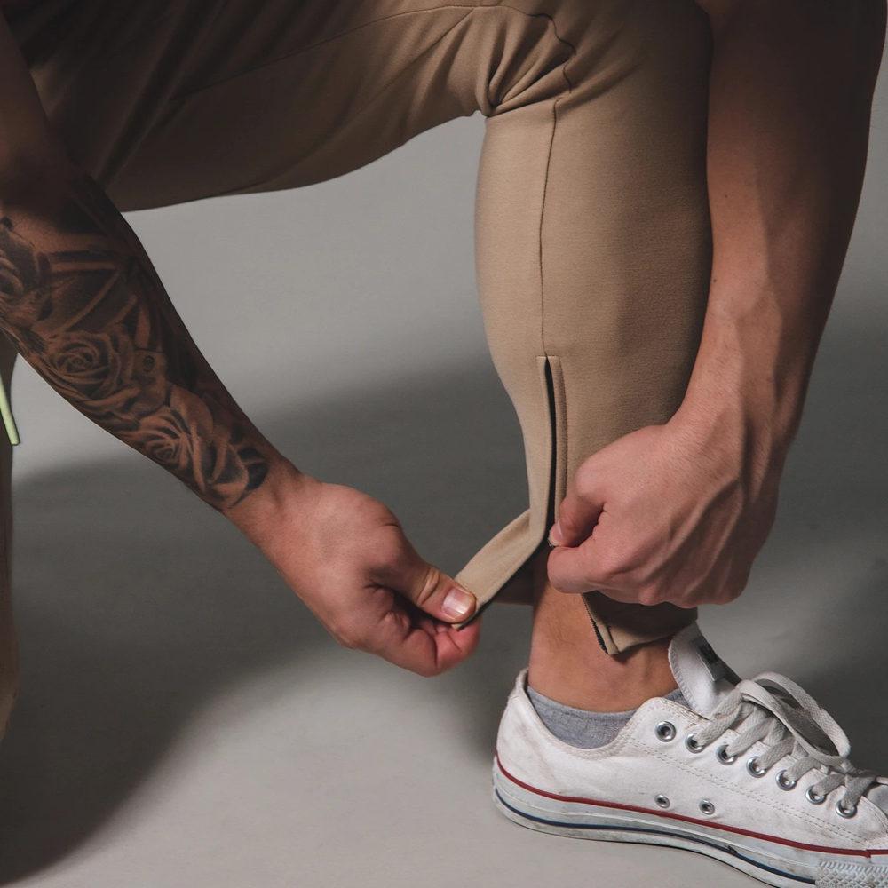 Men Jogger Pants Gym Fitness Cotton Sweatpants Running Sports Training Skinny Trousers Track Pants