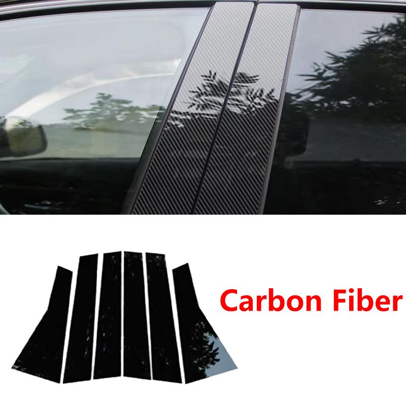 For BYD Destroyer 05 Chazor King 2022~2025 Accessories 6PCS B C Pillar Window Trim Covers Center Column Stickers Car Accessories