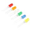 200pcs 5mm LED Light Emitting Diodes Yellow Red Blue Green Orange Light Assortment Kit