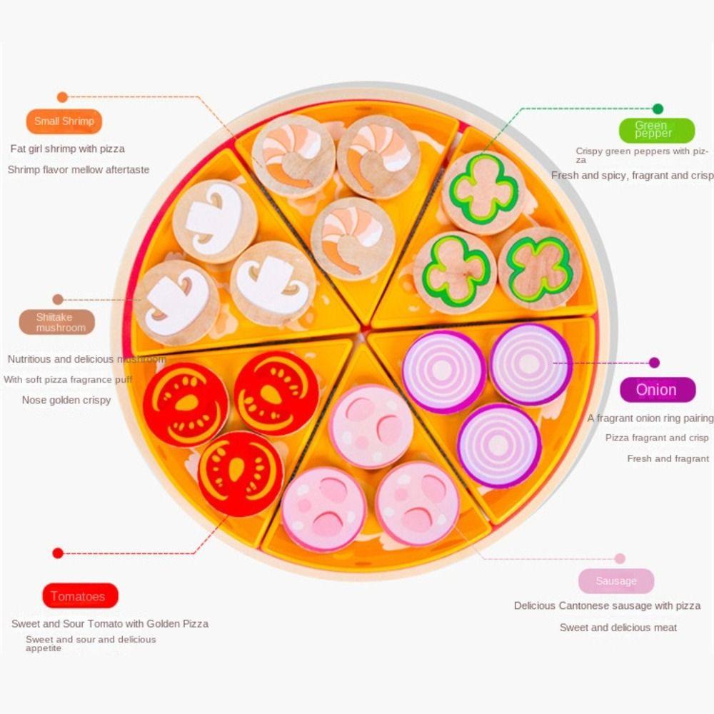 Simulation Dramatic Food Pizza Toys Interactive Cookie Play Food Set  Play Food Set