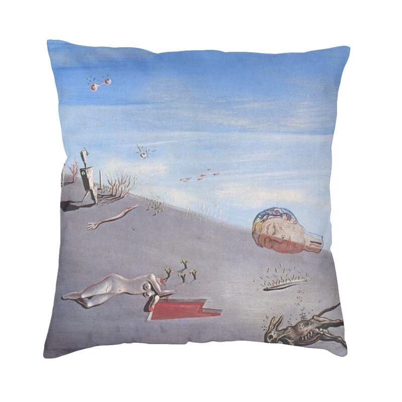 The Persistence Of Memory Cushion Cover 45X45Cm Salvador Dali Painting Art Velvet Cute Pillow Cases For Sofa Home Decor