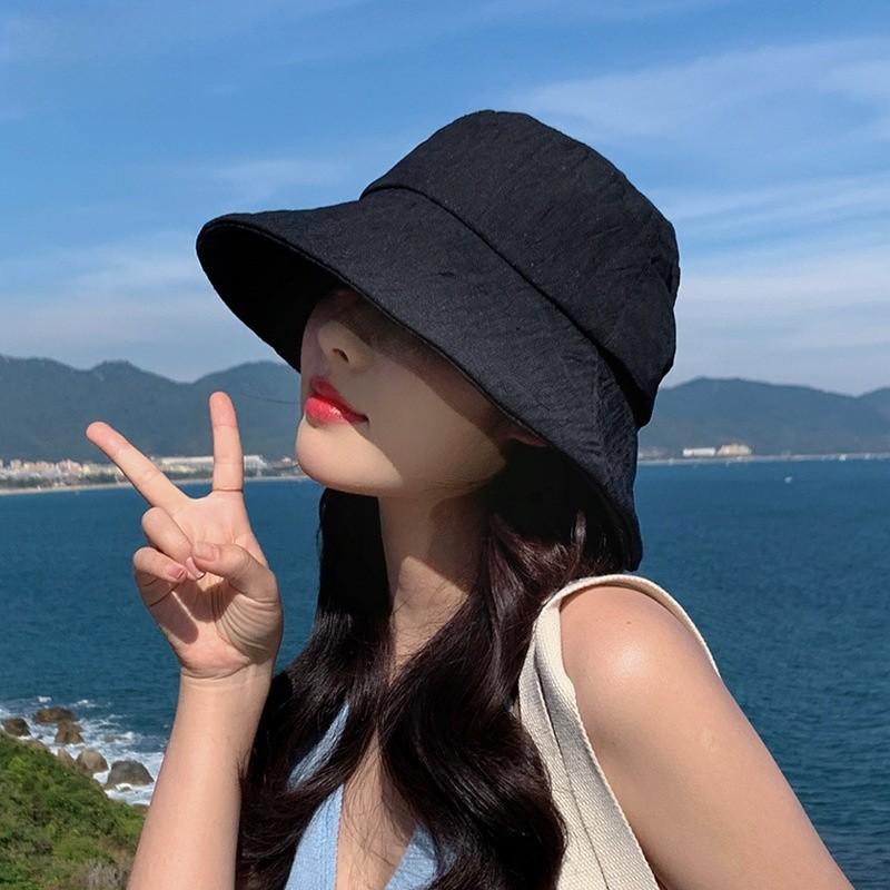 Summer Women Floppy Hat With Sun Protection And Breathable Polyester For Casual Sunshade