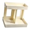 Двухъярусная настольная полка для хранения   Современная   Полка для макияжа   для туалетного столика   Ванной комнаты