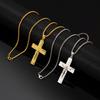 Cross-Carved Titanium Steel Necklace - Unisex Trendy Luxury Sweater Chain