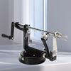 3 In 1 Apple Potato Peeler Creative Fruit Peeler Slicing Machine Stainless Steel with Suction Base for Household Kitchen