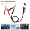 Cable Alligator Clips SAE Quick Adapter To Alligator Clips 60CM Battery Quick Disconnect To SAE Quick Disconnect Plug 16AWG