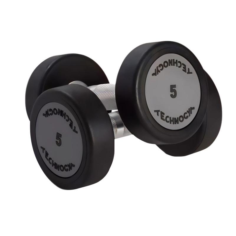 Technogym Odorless PU Steel Dumbbell for Gym & Sports Training