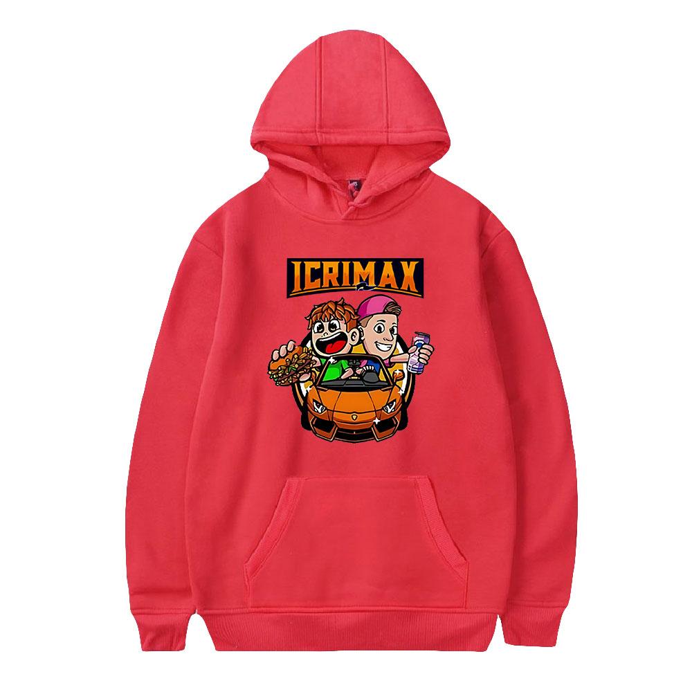 Новая мода Icrimax Print Одежда уличная мужская толстовка с капюшоном с длинным рукавом пуловер топы