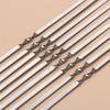ZISIZ 304 Stainless Steel Flat BBQ Skewers
