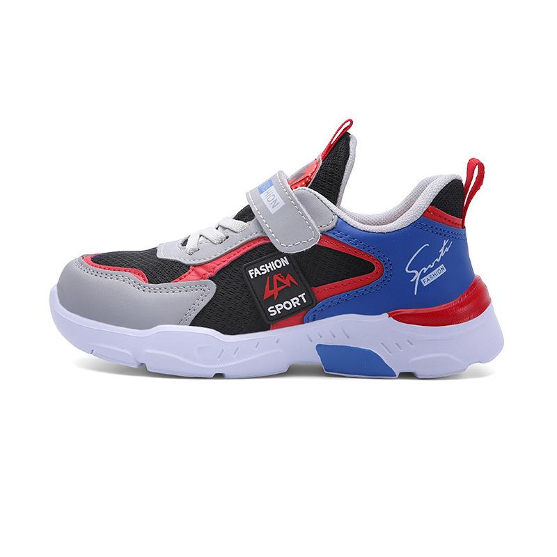 Детские одноклассники, средние и большие спортивные туфли, сетчатые туфли, спортивная обувь, сетчатые одноклассники, дышащие мальчики