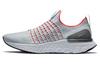 React Phantom Run Flyknit 2 Чистый платиновый Вспышка crimson CJ0277-007