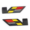 AABHW1 For Cadillac V Badge Tiburon ATS BLS CT4 CTS EXT SLR SRX STS XT6 XTS Escalade Deville Car Body Metal Emblem Rear Trunk Sticker
