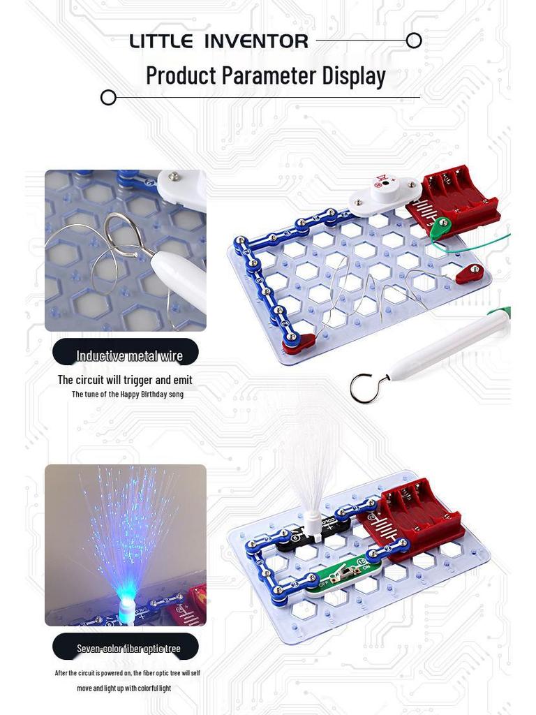 Детские электронные строительные блоки STEM Научная лаборатория Набор для исследований