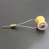 Fly Tied Winder Heavy Bullet Head Fly Tying Coil Holder Device Winder Spool Clamp Ceramic Tube Tip Ball Foot Clamp Fly Tying Tools