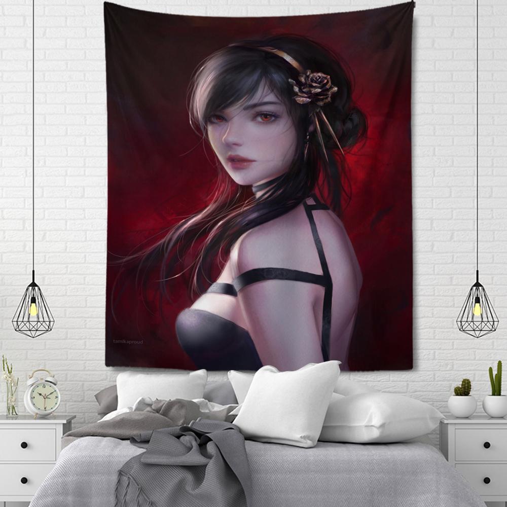 SPY×FAMILY Tapestry Room Decor Home Decor Princess of Thorns Wall Decor Wall Hanging Tapestry Living Room Decor