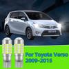 2PCS For Toyota Verso 2009-2015 Car Led Bulb T10 W5W width lights side marker position Signal Lamp 12V 24V Clearance Light White