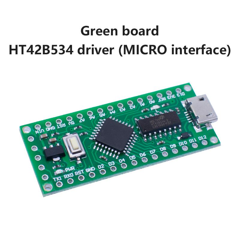 LGT8F328P-LQFP32 MiniEVB Board, Type-C/Micro USB, CH9340C/HT42B534-1 Driver, Compatible with ATMEGA328 Nano V3.0 for Arduino