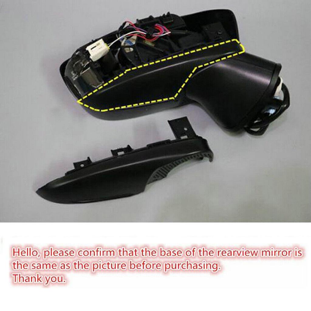 1Pcs Right Passenger Side Rear Mirror Base Plate Cover for Mazda 3 AXELA 2014-16