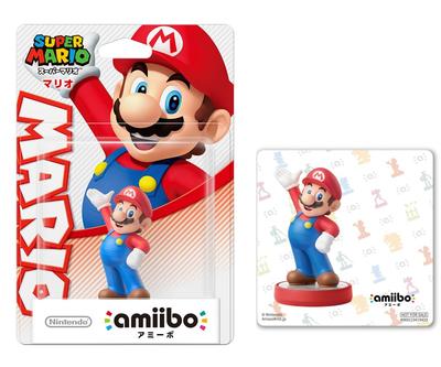 Amiibo Mario Mario Оригинальная наклейка включена (Супер Серия) [Бонус]