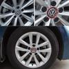 4pcs Car modified wheel hub decorative Circle Colorful aluminum alloy ring sticker for VW Volkswagen Golf Polo jetta car styling mhsv0