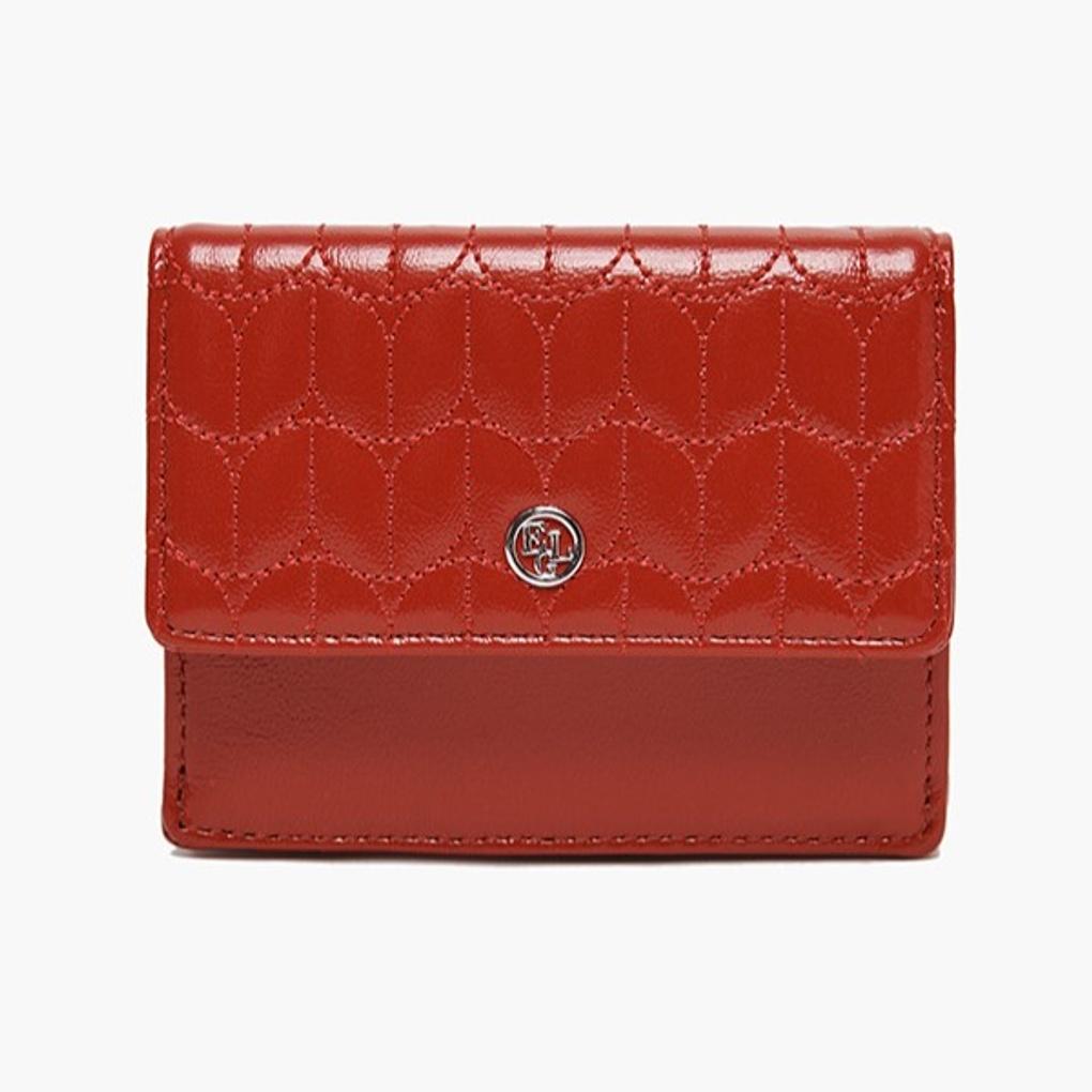 ELÉGANCE Women's Cowhide 3-Fold Wallet BSSW01CR