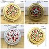Folding Folding Pocket Mirror Double-sided Round Makeup Mirror  Office